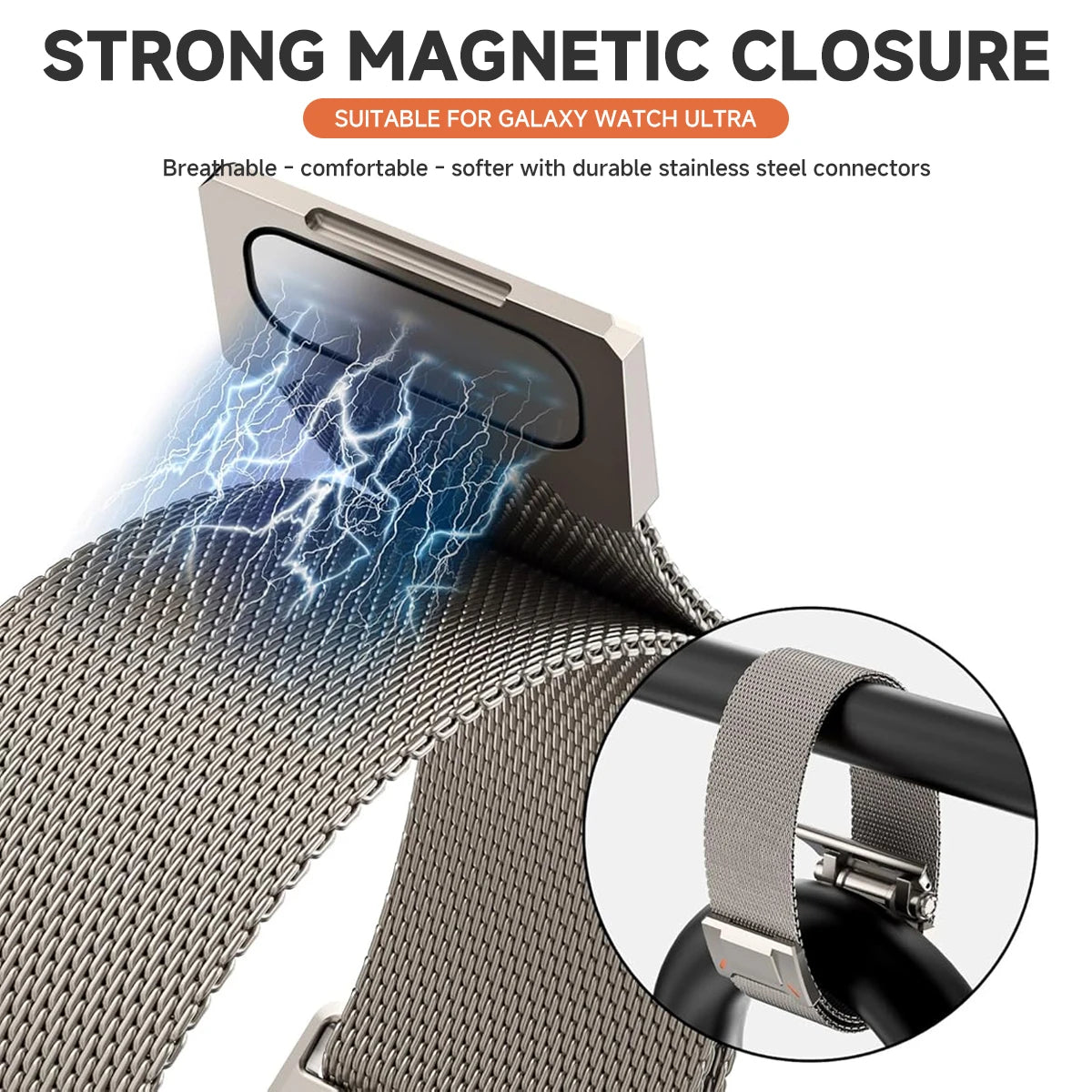 Milanese Magnetic Strap