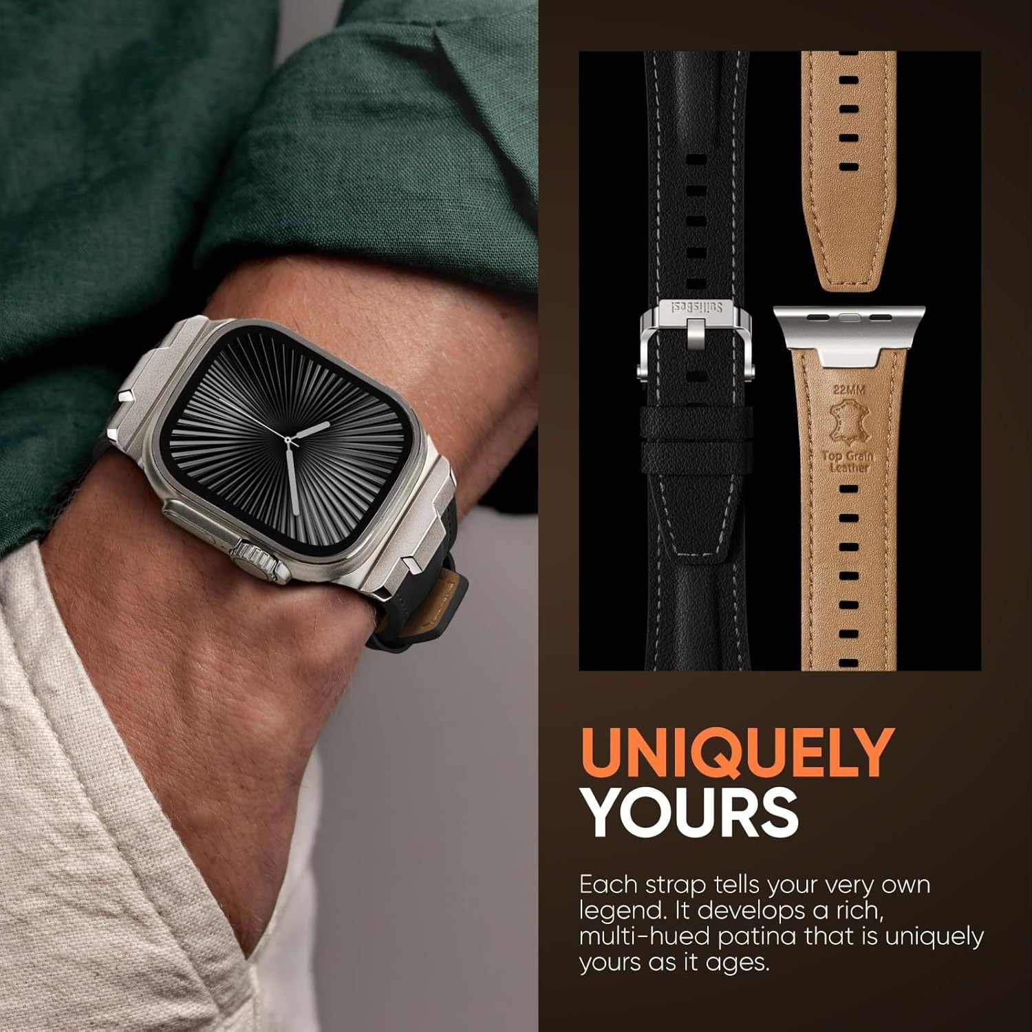 Rugged Genuine Leather Band