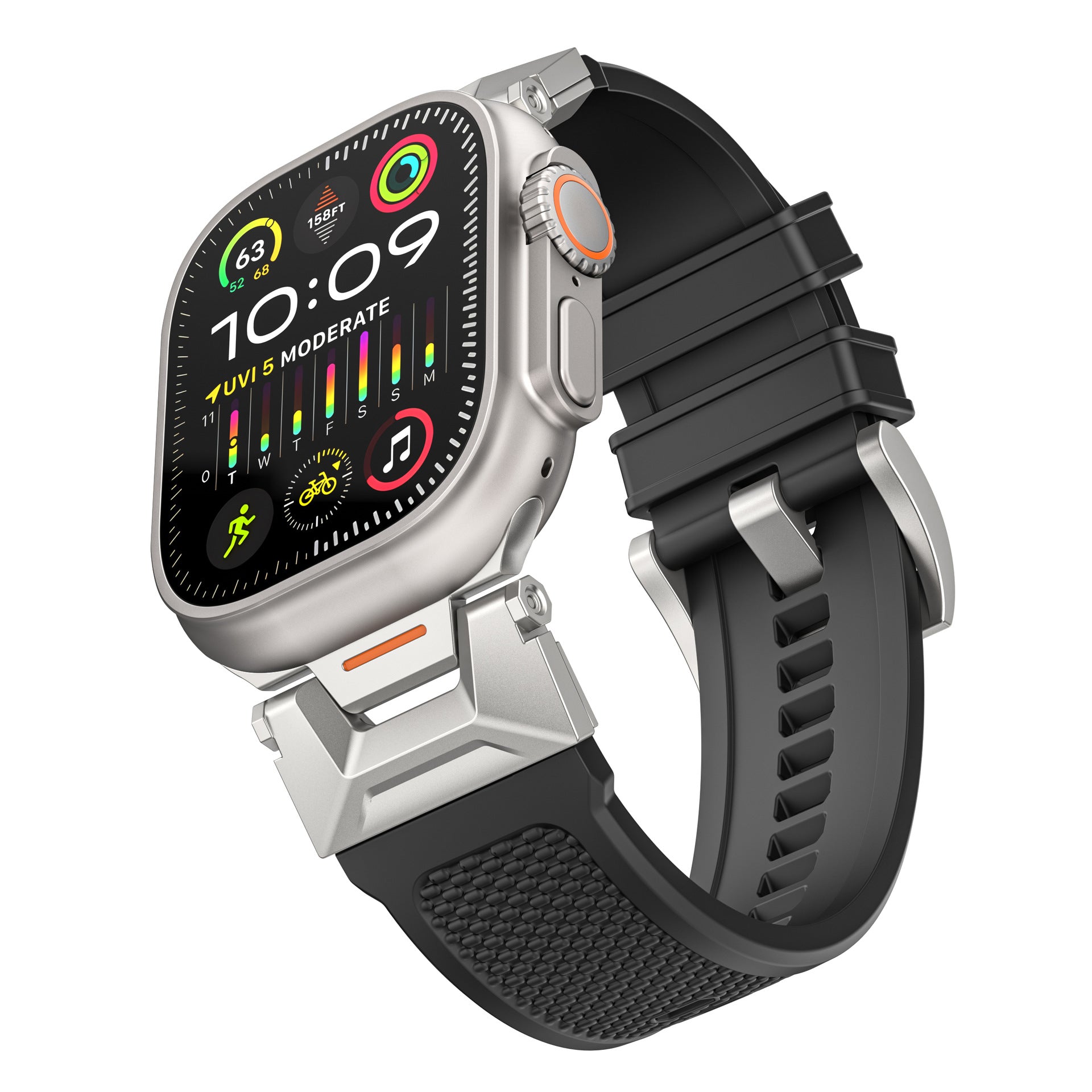 Durable Rubber Sports Strap