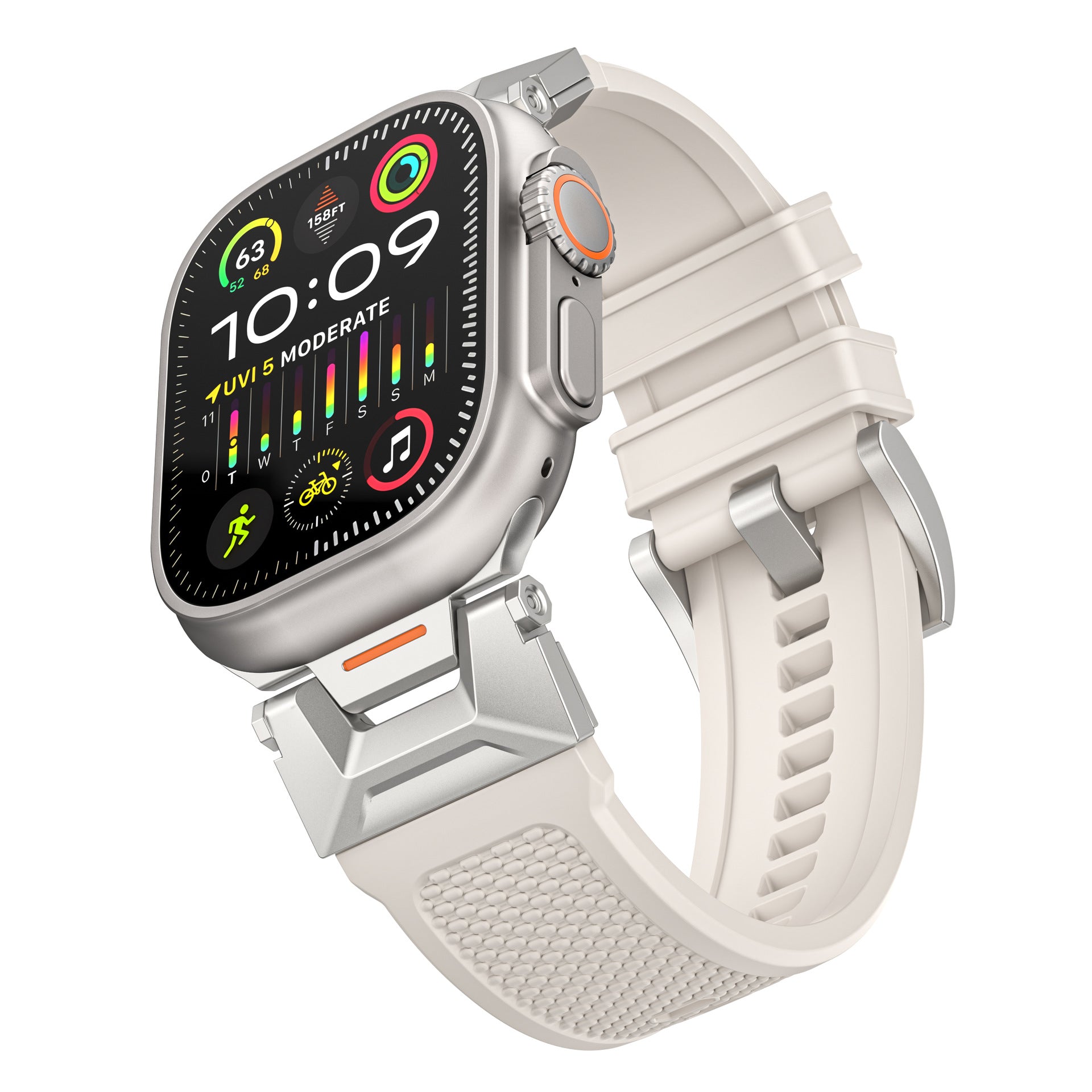 Durable Rubber Sports Strap