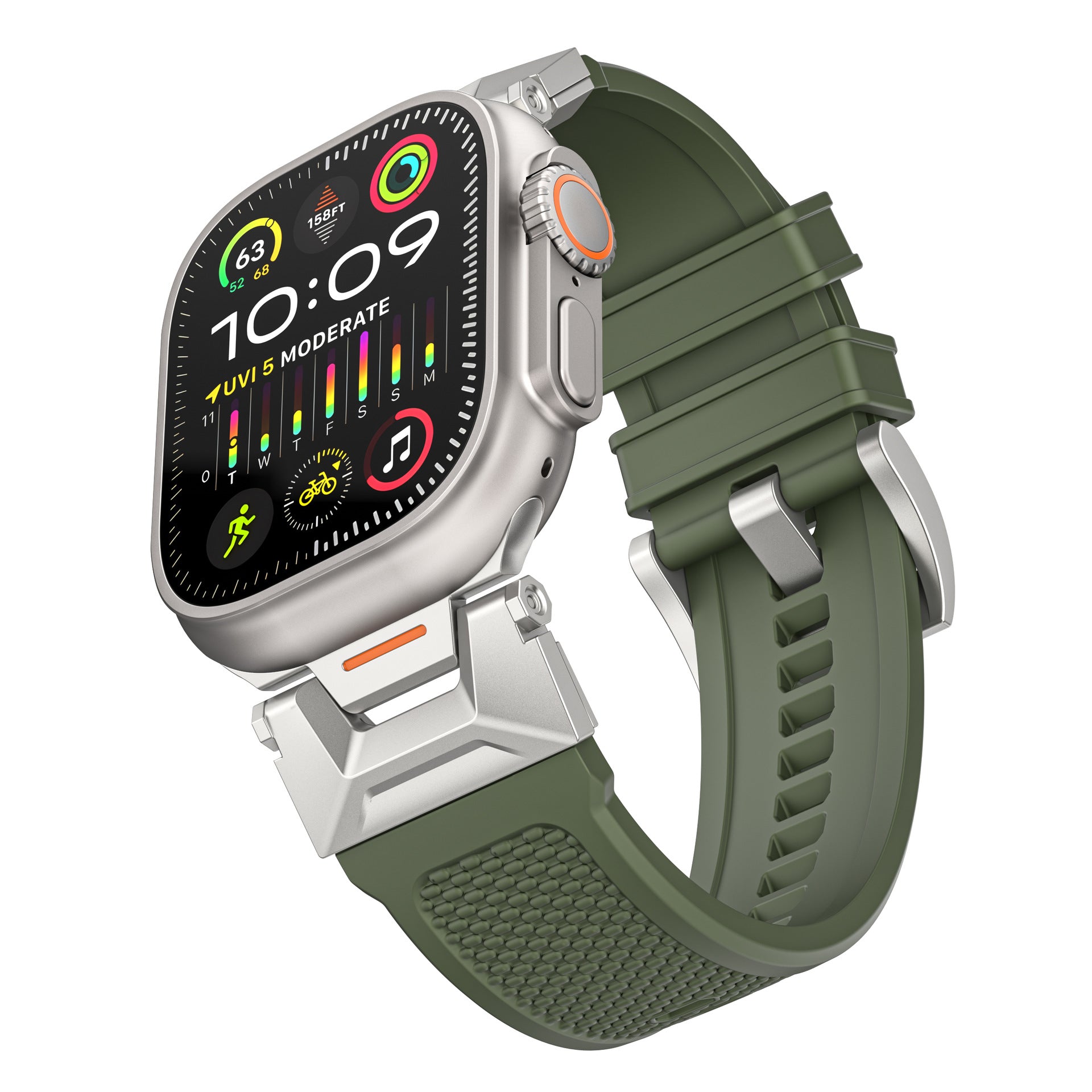 Durable Rubber Sports Strap
