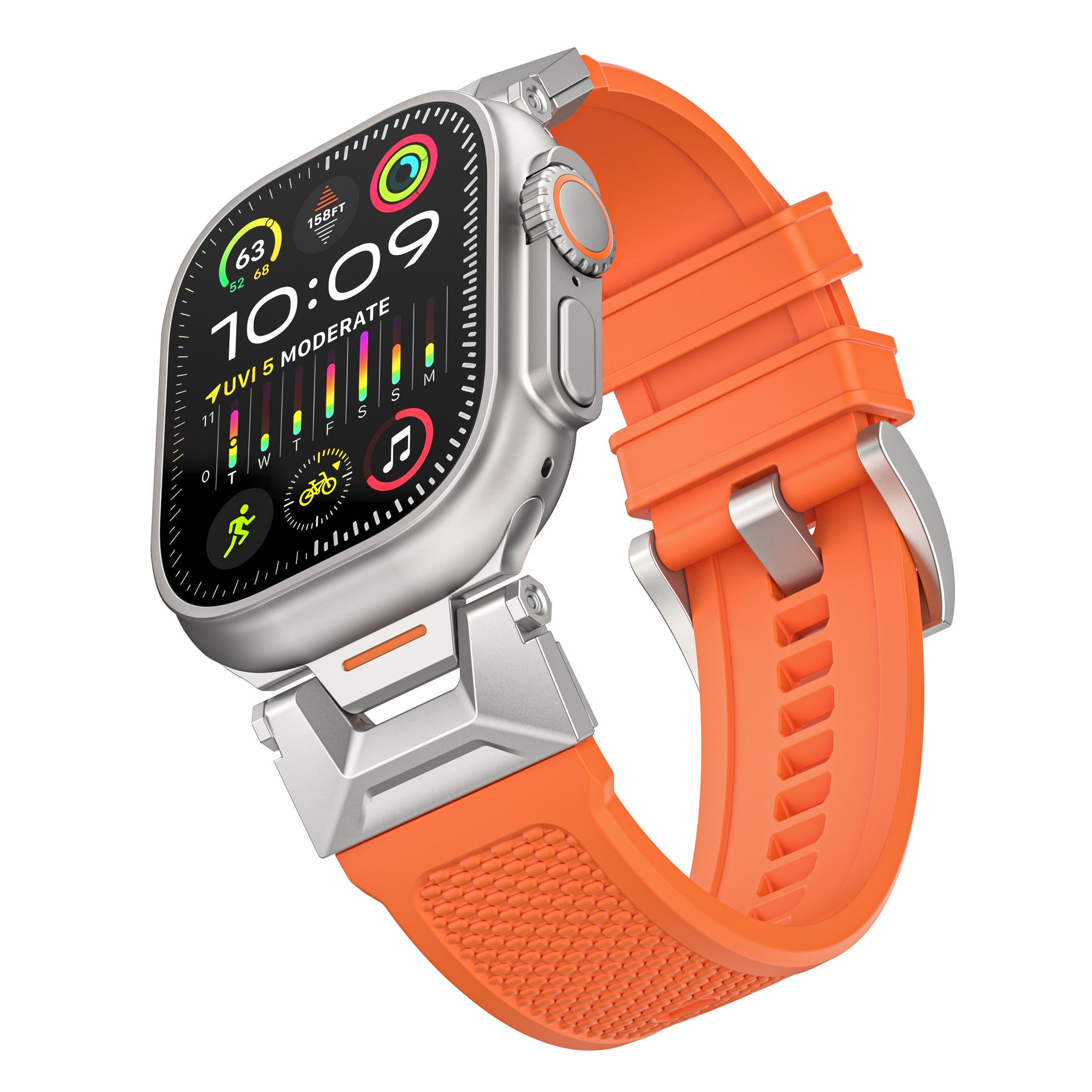 Durable Rubber Sports Strap