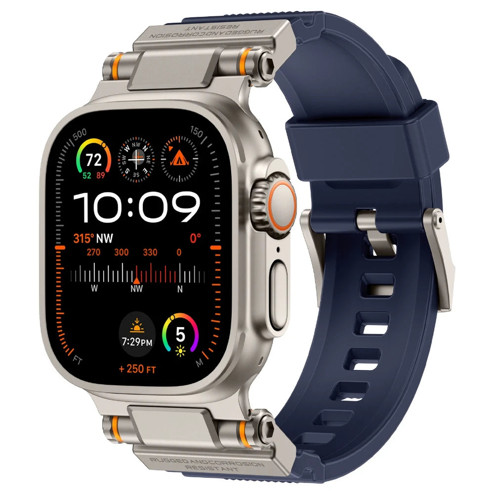 Rugged Silicone Sport Strap