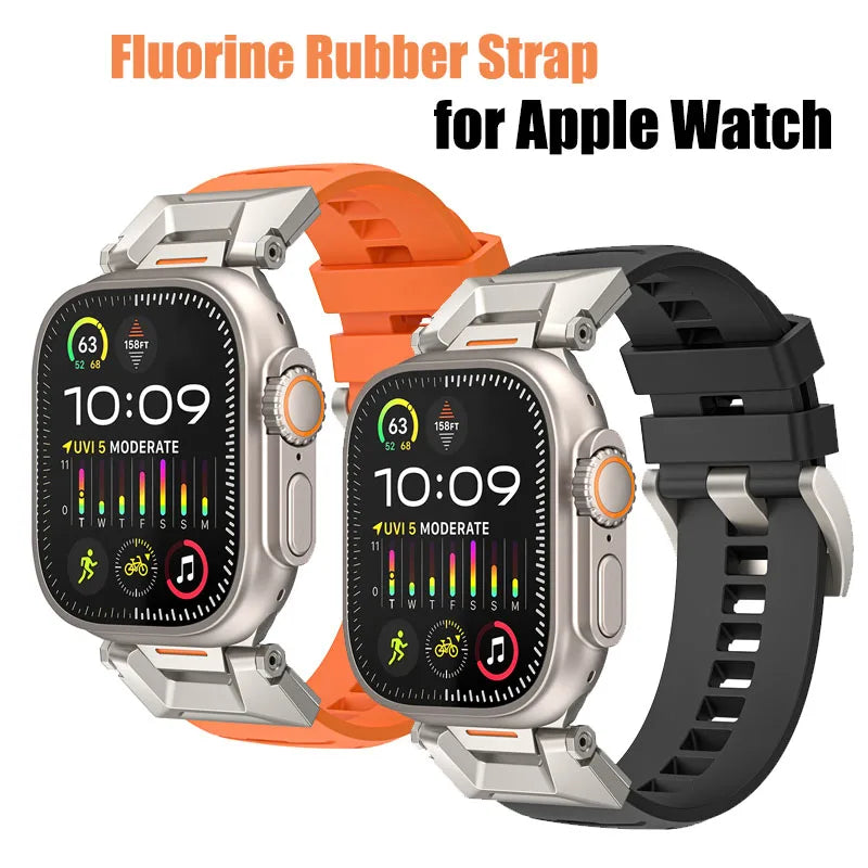 Fluorine Rubber Sport Strap