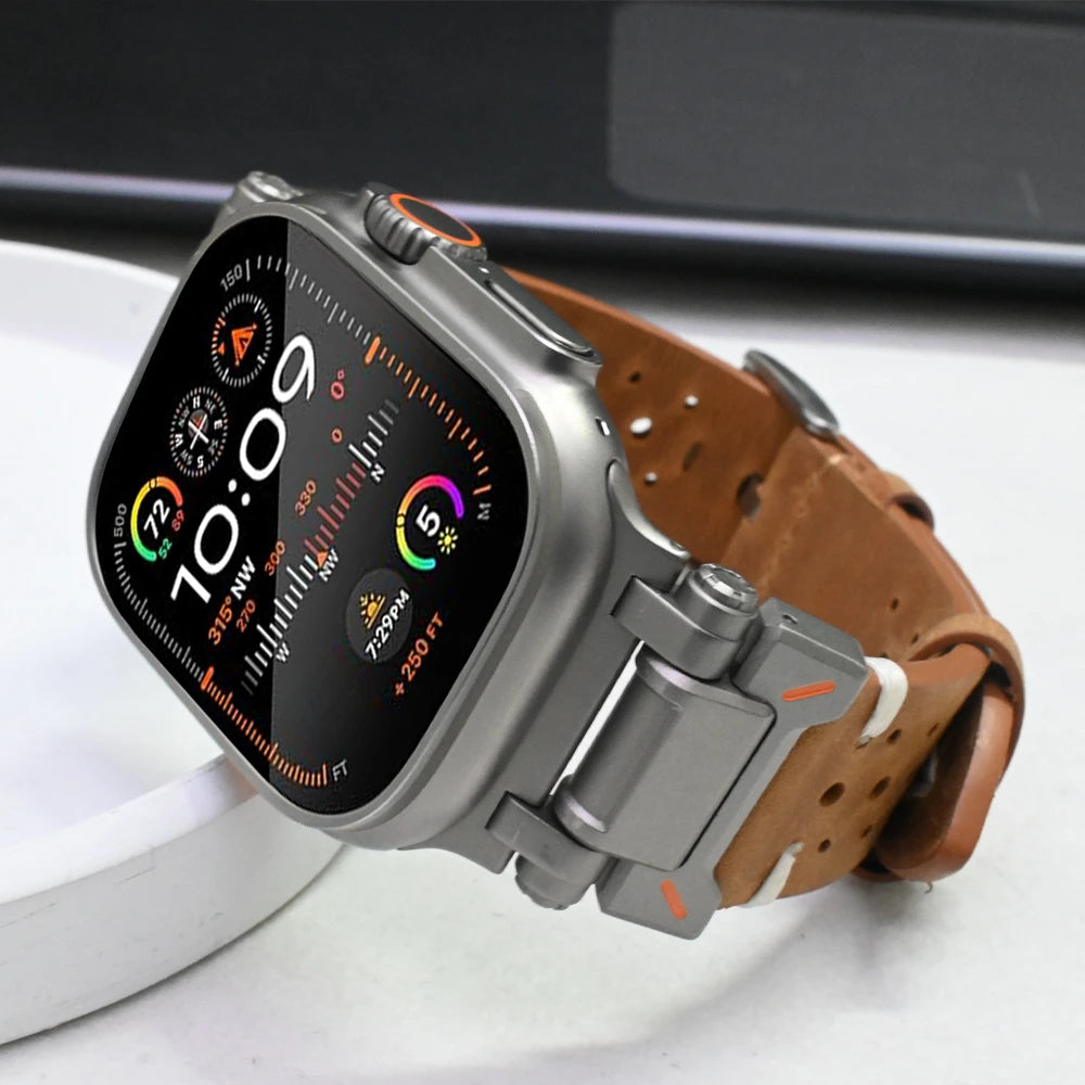 Premium-Grade Leather Band
