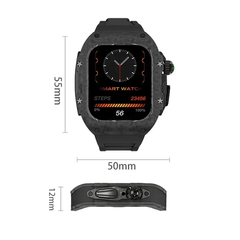 Carbon Fiber Mod Kit For Apple Watch