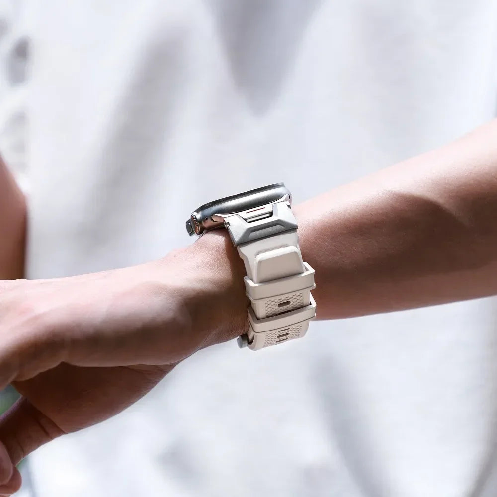 Durable Rubber Sports Strap