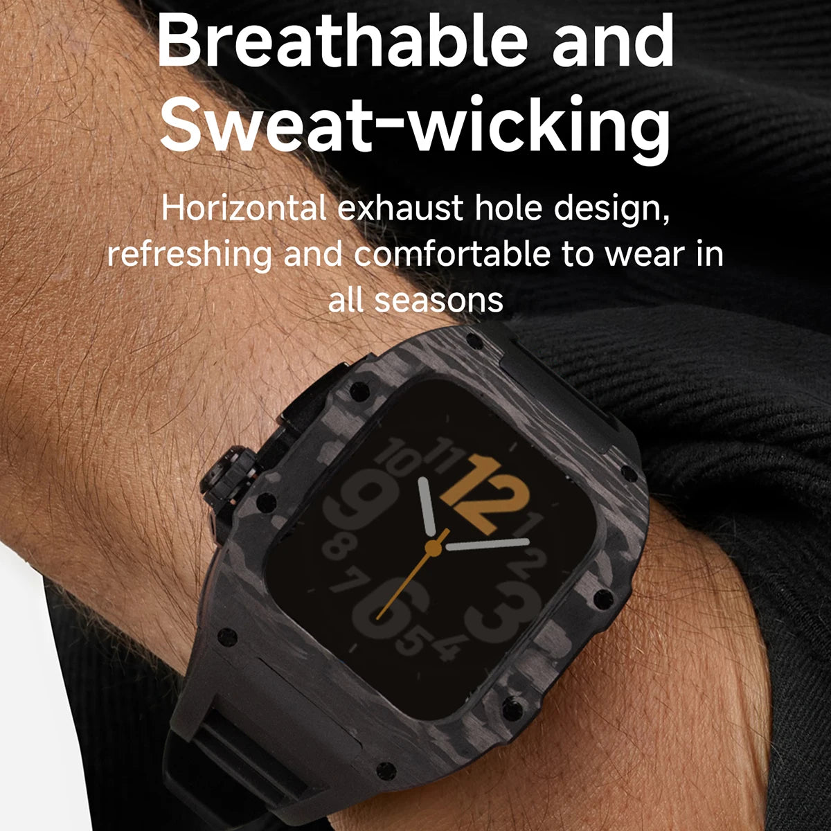 Carbon Fiber Mod Set for Apple Watch