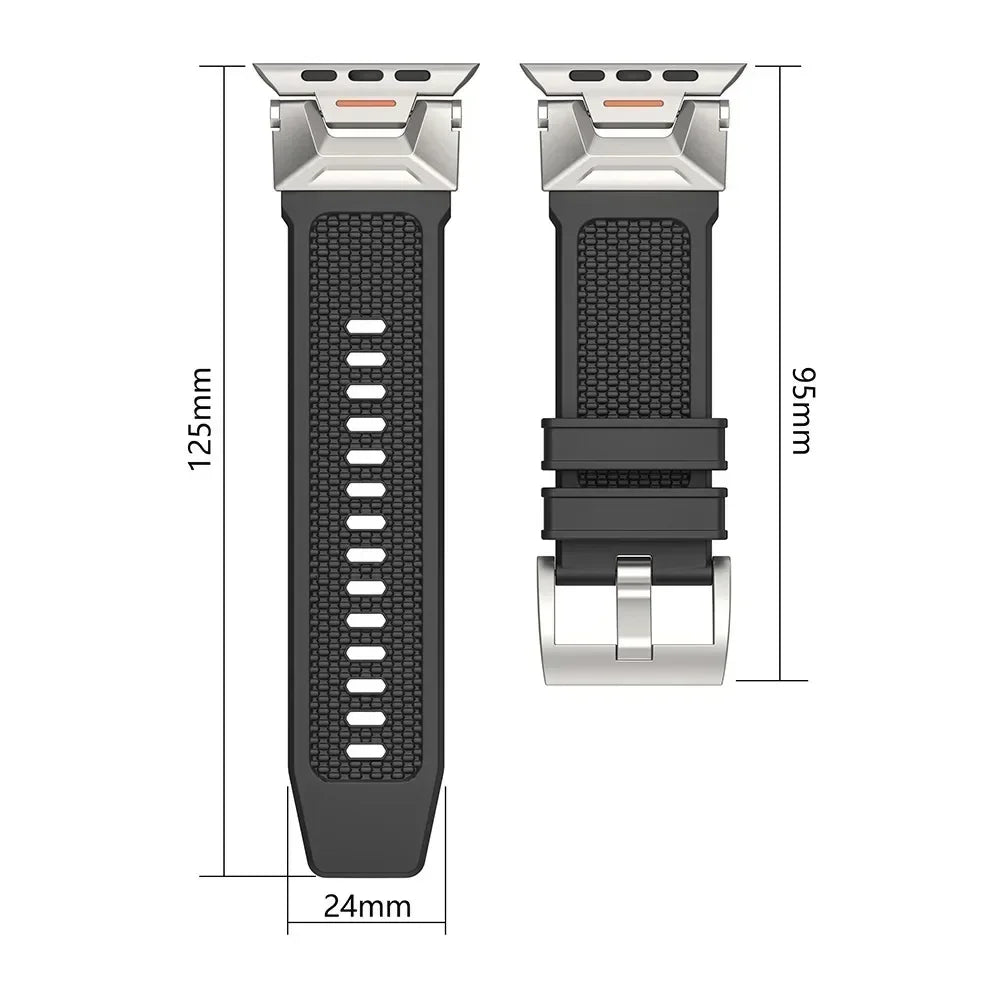 Durable Rubber Sports Strap