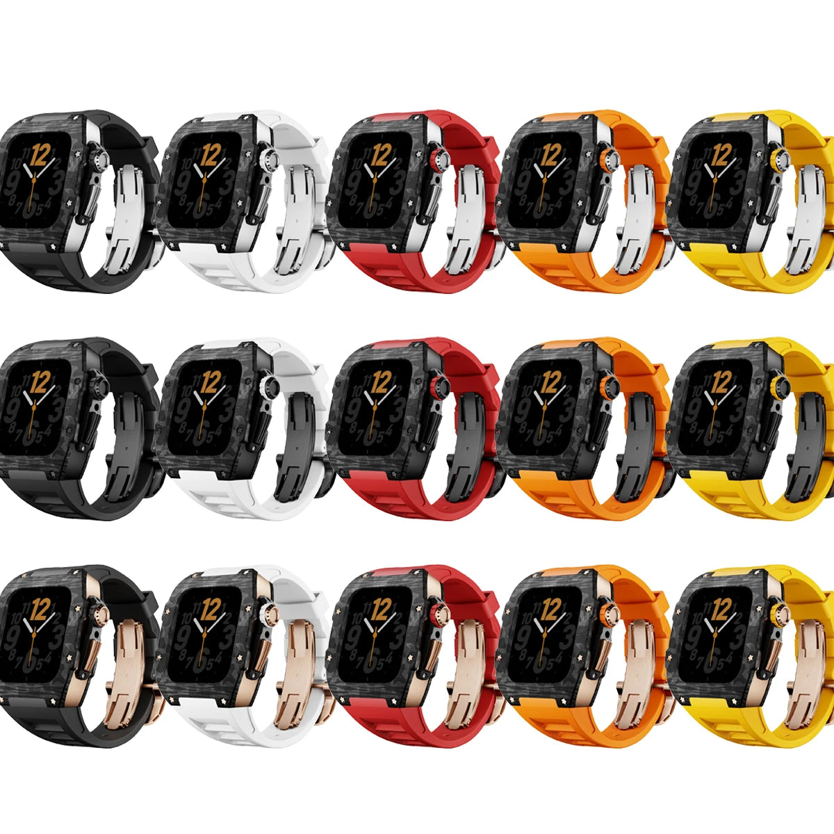 Carbon Fiber Mod Set for Apple Watch