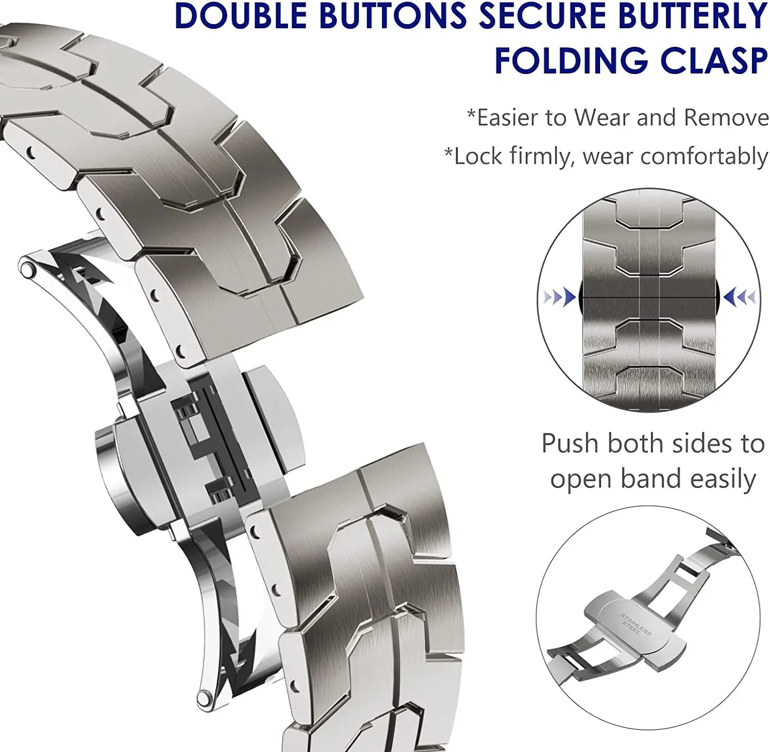 Luxury Stainless Steel Strap