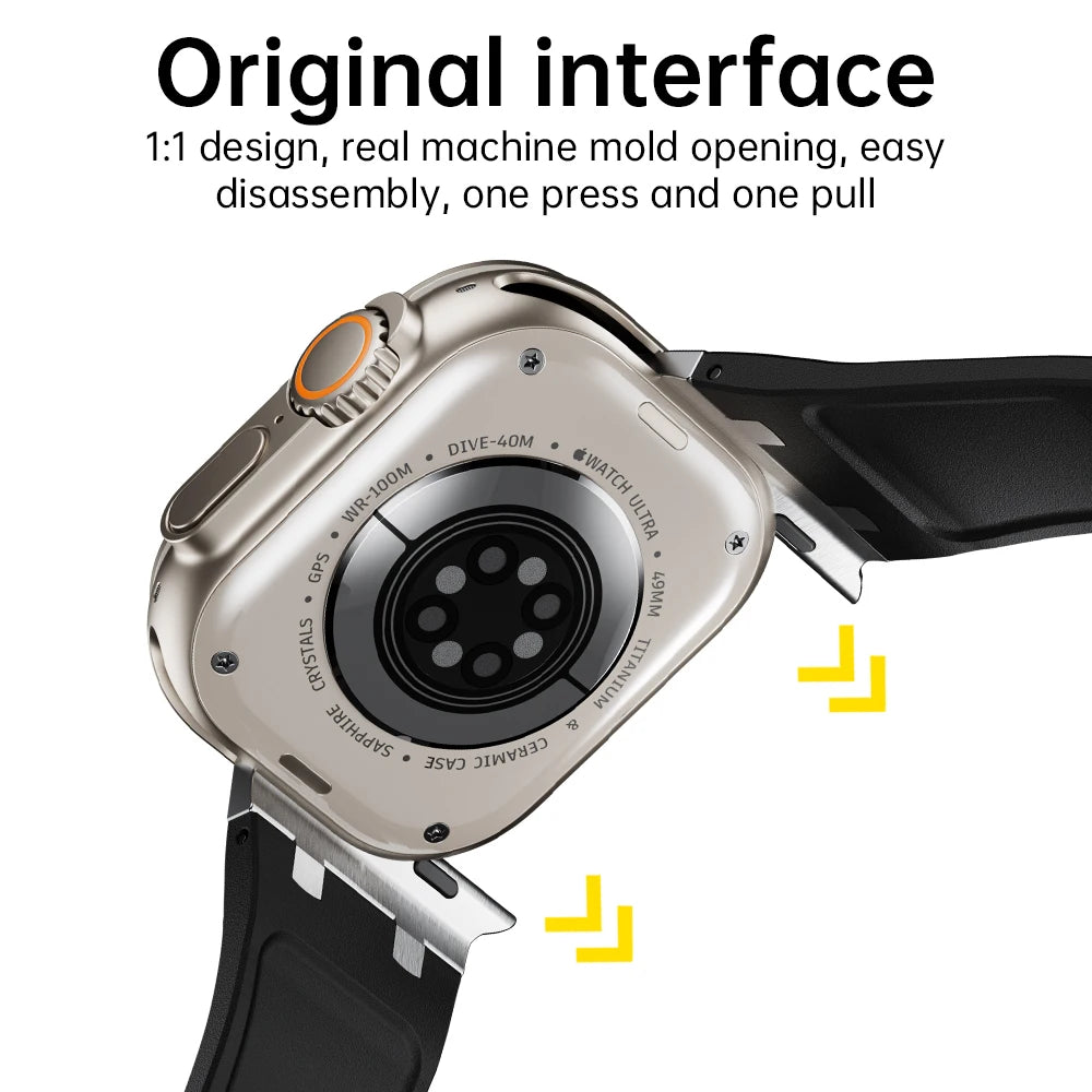 Secure-Fit Silicone Strap