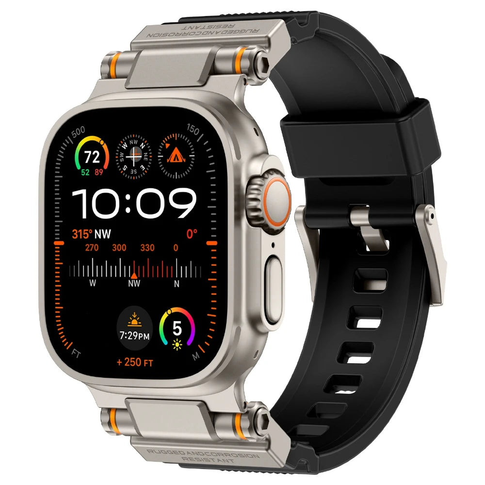 Rugged Silicone Sport Strap
